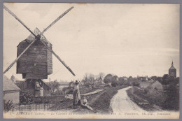 CPA H Moulin à Vent Jargeau 45 écrite - Windmills