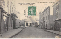 LEMPDES - La Place De La Halle Et La Route De Clermont - Très Bon état - Lempdes