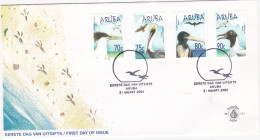 ARUBA 2004 FDC With BIRDS. - Antilles