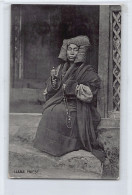 Tibet - Lama Priest With Prayer Wheel - Tibet