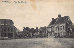 WERVIK (W. Vl.) Place Saint-Matin - Au Duc De Brabant - Wervik