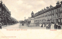 England - FOLKESTONE (Kent) Harveystatue And Castle Hill Avenue - Publ. Stengel & Co. 8262 - Folkestone