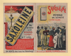 Calendrier 1897 - Saxoleine - Petrole De Surete - Eclairage De Luxe - Small : ...-1900