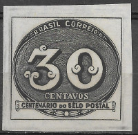 Brasil Brazil 1943 - Centenário Do Selo Postal Brasileiro - RHM C180 - Neufs