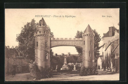 CPA Meursault, Place De La Republique - Meursault