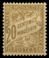 MONACO PORTOMARKEN Nr 14 Ungebraucht X3BA4B6 - Segnatasse