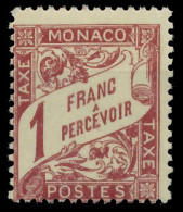 MONACO PORTOMARKEN Nr 18 Postfrisch X3BA4CE - Segnatasse