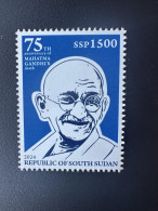 Sud-Soudan South Sudan 2024 Mi. 32 Mohandas Mahatma Gandhi Inde India 75th Anniversary Death 1500 SSP - Sud-Soudan