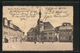AK Apolda, Markt Und Rathaus - Apolda