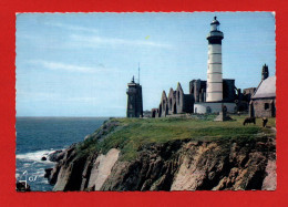 (RECTO / VERSO) LA POINTE DE SAINT MATHIEU EN 1962 - PHARE - BELLE FLAMME - CPSM GF - Plougonvelin