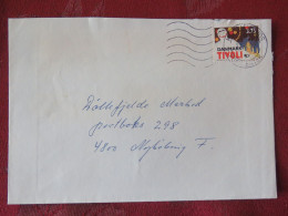 Denmark 1994 Cover From Midtsjaellands - Tivoli Gardens - Pierrot By Thor Bogelund - Covers & Documents
