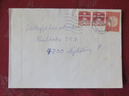 Denmark 1994 Cover From Midtsjalands To Nykobing - University Of Kopenhagen Arms - Covers & Documents