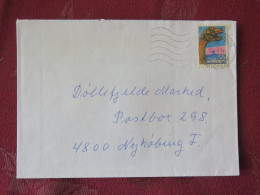 Denmark 1994 Cover From Midtsjaellands To Nykobing - Child Drawing Of Viking Ships - Covers & Documents