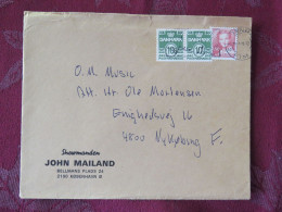 Denmark 1988 Cover From Kobenhavn To Nykobing - Queen Margarethe - Covers & Documents