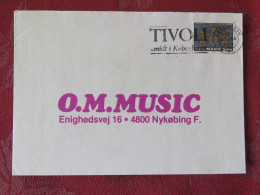 Denmark 1988 Cover From Kobenhavn To Nykobing - Two Lions From The Gate Of Rosenburg Castle - Christian IV - Covers & Documents