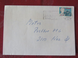 Denmark 1985 Cover From Svendborg To Kobenhavn  - Arrival Of Queen Ingrid - Covers & Documents