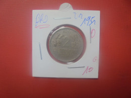 B.R.D 2 MARK 1951 "D" (A.21) - 2 Mark