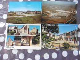 5   CARTES    POSTALES    VIERGES     DE      VERGEZE      (  GARD ) - Vergèze