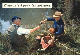 Angelsport Angler Picknick Wein - Angelsport