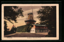 AK Potsdam, Sanssouci, Historische Windmühle - Windmills