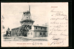 AK Potsdam, Historische Windmühle Sanssouci - Windmills