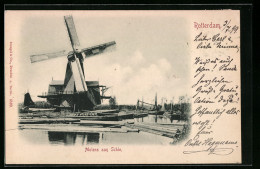 AK Rotterdam, Molens Aan Schie, Windmühle - Windmills