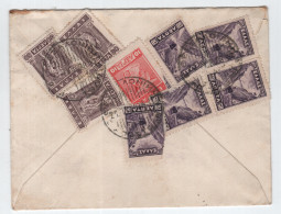 GRECE DIVERS AU VERSO LETTRE 1928 POUR HORLOGERIE PATEK SUISSE - Briefe U. Dokumente