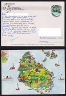 Dänemark Denmark 2019 Picture Postcard BORNHOLM X GARMISCH Germany - Covers & Documents