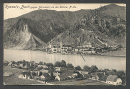 Rossatz - Bach Donau Austria, Rail Seal, Year 1911 - Wachau