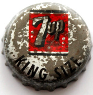 United States 7UP King Size Cork Lined Soda Bottle Cap Kronkorken Chapas Tapon Capsule - Limonade
