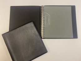 2 Stück LINDNER-Ringbinder REGULAR In Schwarz 1104-S, Sauber Gebraucht - Autres & Non Classés