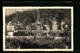 Foto-AK Rehau, Kinder Auf Festwagen - Rehau