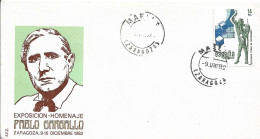 SPAIN. FDC. SCULPTOR PABLO GARGALLO. MAELLA (ZARAGOZA). 1982 - FDC