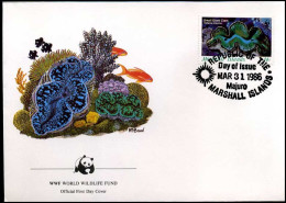 Marshall Islands - FDC - Small Giant Clam - FDC