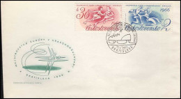 Tsjechoslovakije - FDC - Kunstschaatsen - Figure Skating