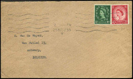 Cover To Antwerp, Belgium - Covers & Documents