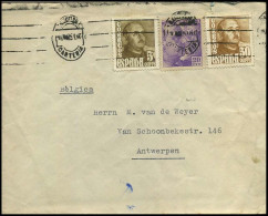 Cover To Antwerpen, Belgium - Briefe U. Dokumente