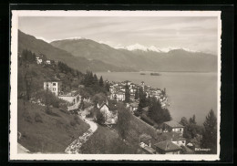 AK Brissago, Ortsansicht Mit Bergpanorama - Brissago