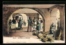 AK Nyon, Arcades Du Marché - Nyon