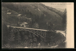 AK Adelboden, Ortsansicht Mit Brücke - Adelboden