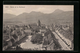 AK Bulle, Vue Générale Et Le Moléson - Bulle
