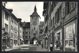 AK Liestal, Blick In Die Rathausgasse - Liestal