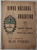 Partition N°2050 "Himno Nacional Argentino" (Hymne National Argentin) - Musique Blas PARERA - 4 Pages - Scores & Partitions