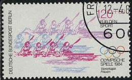 Berlin Poste Obl Yv:679 Mi:718 Kayak à Quatre Féminin (Beau Cachet Rond) - Roeisport