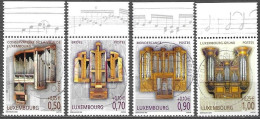 Luxembourg Luxemburg 2006 Bienfaisance Welfare Wohlfahrt Organs Orgues Orgeln Mi.no. 1724-27 Used Obliteré Gestempelt - Used Stamps