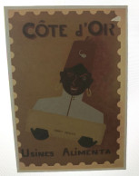 Décalcomanie Côte D'Or 9 X 13 Cm (rare) (avec "accroc") - Côte D'Or
