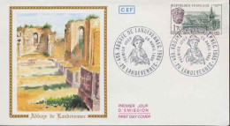 France Fdc Yv:2349 Mi:2496 Abbaye De Landevennec Landevennec 20-4-85 - Abbeys & Monasteries