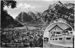 MOLLIS ► Aussicht Vom Restaurant Talblick In Beglingen Ob Mollis Ca.1950 - Bilten