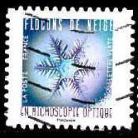 France Poste AA Obl Yv:1637 Mi:7171 Flocons De Neige En Microscopie Optique (Lign.Ondulées) - Acqua