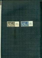 NATIONS UNIES NEW YORK U.P.U. 2  VAL AVEC TABS NEUFS A PARTIR DE 1 EURO - Neufs